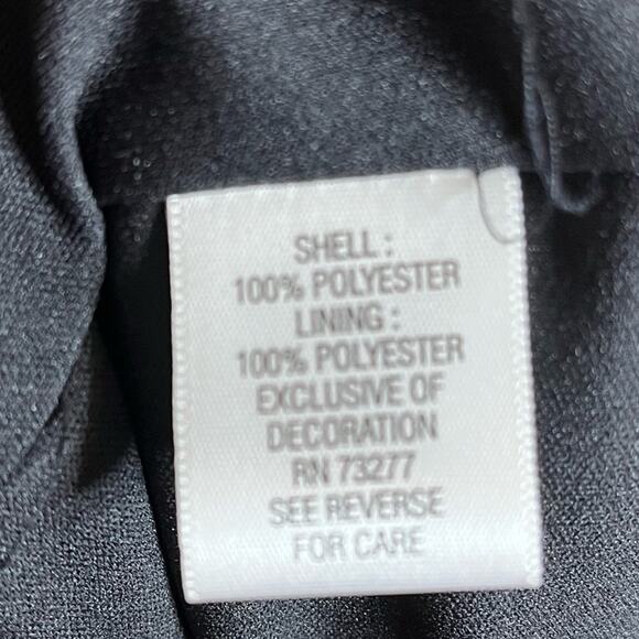 APT 9 cranberry red all over sequin cowl neck short cocktail party dress medium - Picture 6 of 7